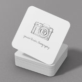 Berufliche Fotografie Quadratische Visitenkarte