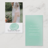 Berufliche Fotografie Visitenkarte (Vorne/Hinten)