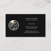 Berufliche Fotografie Visitenkarte (Vorderseite)