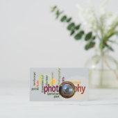 Berufliche Fotografie Visitenkarte (Stehend Vorderseite)