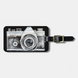 Berufliche Fotografin der Aquarellkamera Busine Gepäckanhänger