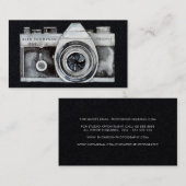 Berufliche Fotografin der Aquarellkamera Busine Visitenkarte (Vorne/Hinten)