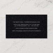 Berufliche Fotografin der Aquarellkamera Busine Visitenkarte (Rückseite)