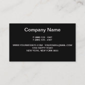 Berufliche Fotos QR-Code Modernes, stilvolles Gold Visitenkarte (Rückseite)