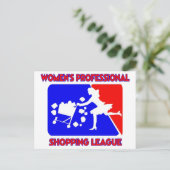 Berufliche Frauenliga Postkarte (Stehend Vorderseite)