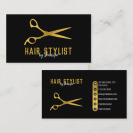 Berufliche Friseur-Stylist & Salon Social Media Visitenkarte
