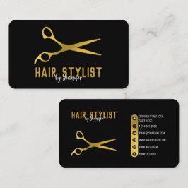 Berufliche Friseur-Stylist & Salon Social Media Visitenkarte