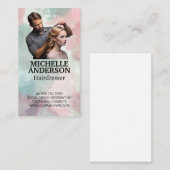 Berufliche Friseurin erstellen Upstream Visitenkarte (Vorne/Hinten)