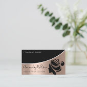 Berufliche Friseursalon Lashes Rose Visitenkarte (Stehend Vorderseite)