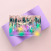 Berufliche Friseurschere Rose QR CODE Visitenkarte