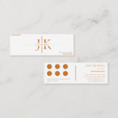 Berufliche Friseurstylistin Moderner Minimalistisc Treuekarte (Vorne/Hinten)