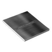 Berufliche Führungskraft Schwarzes Modernes Geschä Notizblock (angewinkelt)