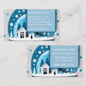 Berufliche Führungskraft von Snow Removal Services Visitenkarte (Vorne/Hinten)