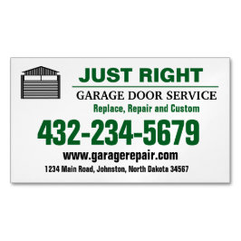 Berufliche Garage Tür Service Magnetkarte Magnetische Visitenkarte