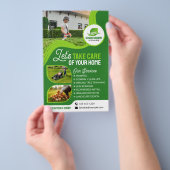 Berufliche Gartenlandschaft Rasenmäher Flyer (Handgriff)