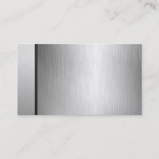 Berufliche gebürstete Goldgeschäfts-Karten Visitenkarte (Vorderseite)