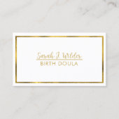 Berufliche Geburtskarte Doula Midfrau Business Car Visitenkarte (Vorderseite)