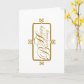 Berufliche Geburtskarte Karte (Gelbe Blume)