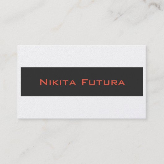 berufliche geometrische Musterkarte Visitenkarte (Vorderseite)