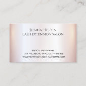 Berufliche geometrische Pinselstriche Visitenkarte (Rückseite)