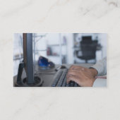 Berufliche Geschäfts-Karte Visitenkarte (Rückseite)