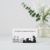 Berufliche Geschäfts-Karte Visitenkarte (Stehend Vorderseite)