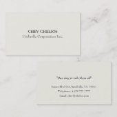 Berufliche Geschäfts-Karte Visitenkarte (Vorne/Hinten)