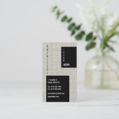 Berufliche Geschäfts-Karte Visitenkarte (Stehend Vorderseite)