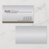 Berufliche Geschäfts-Karten Visitenkarte (Vorne/Hinten)