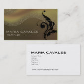 Berufliche Geschäftsallzweckkarte "Lagunas" - Visitenkarte (Vorne/Hinten)