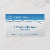 berufliche Geschäftskarte Visitenkarte (Rückseite)