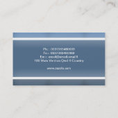 berufliche Geschäftskarte Visitenkarte (Rückseite)