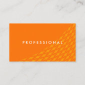 Berufliche Geschäftskarten der orange Visitenkarte (Rückseite)
