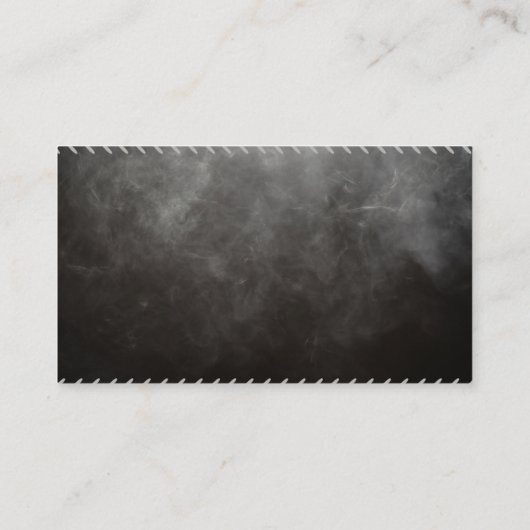 Berufliche Geschäftskarten für Schwarz Visitenkarte (Rückseite)