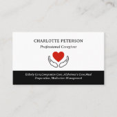 Berufliche Gesundheitsversorgung Visitenkarte (Vorderseite)