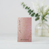 Berufliche glamouröse, elegante Glanz Visitenkarte (Stehend Vorderseite)