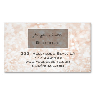 Berufliche glamouröse, elegante und glänzende Eleg Magnetische Visitenkarte