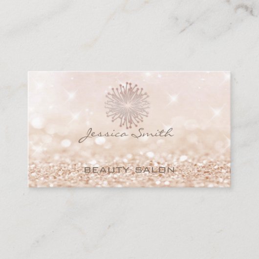 Berufliche glamouröse moderne elegante Bucht Visitenkarte (Vorderseite)