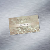 Berufliche glamouröse, moderne schlichte Buke Magnetische Visitenkarte (Beispiel)