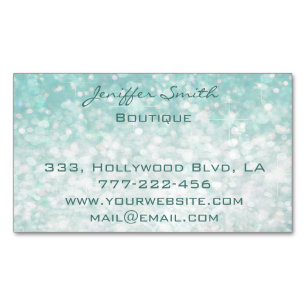 Berufliche glamouröse, moderne schlichte Buke Magnetische Visitenkarte