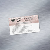 Berufliche glatte Hautausschläge nach der Behandlu Magnetische Visitenkarte (Beispiel)