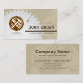 Berufliche globale Werkzeug-Bau-Zimmerei Visitenkarte (Vorne/Hinten)