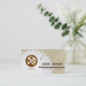 Berufliche globale Werkzeug-Bau-Zimmerei Visitenkarte (Stehend Vorderseite)