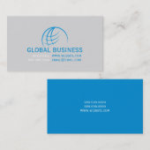 Berufliche Globe Earth Business Card Visitenkarte (Vorne/Hinten)