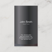 Berufliche Gold Ankerkarte Visitenkarte (Rückseite)