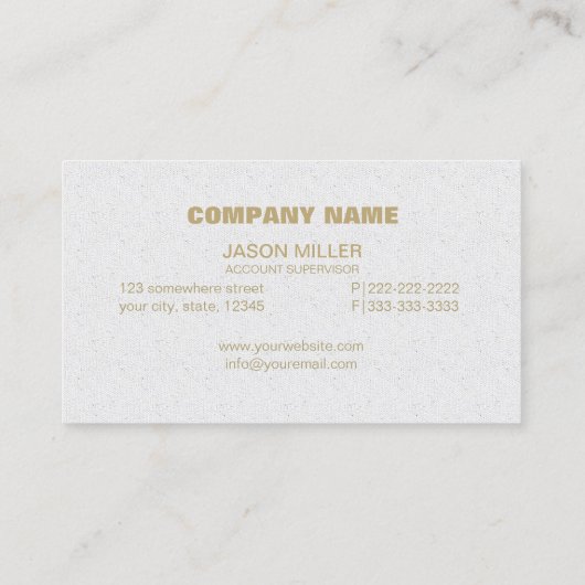 Berufliche Gold-ID313 für Array und Line-Monogramm Visitenkarte (Rückseite)