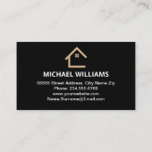 Berufliche Gold- und Schwarzwaldbauweise Visitenkarte (Rückseite)