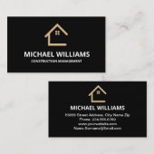 Berufliche Gold- und Schwarzwaldbauweise Visitenkarte (Vorne/Hinten)