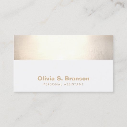 Berufliche Goldgrenze Visitenkarte (Vorderseite)