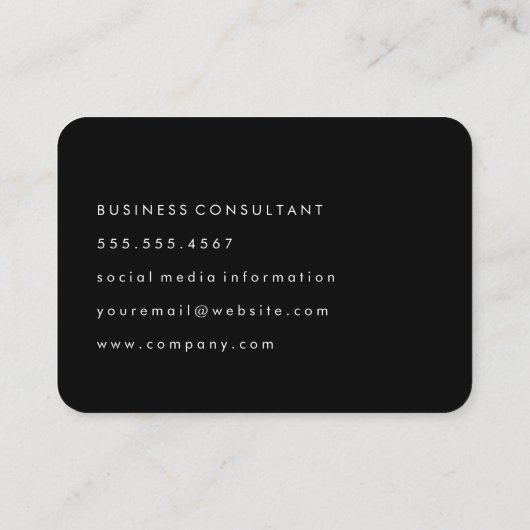 Berufliche Goldpolka-Punkte Visitenkarte (Rückseite)